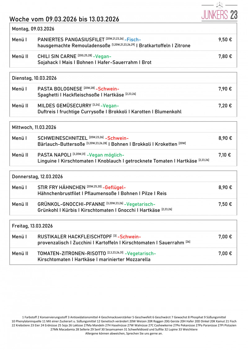 11 KW Speiseplan 1 11 KW Speiseplan 1