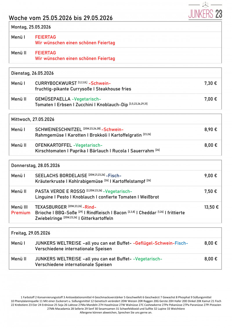 22 KW Speiseplan 1